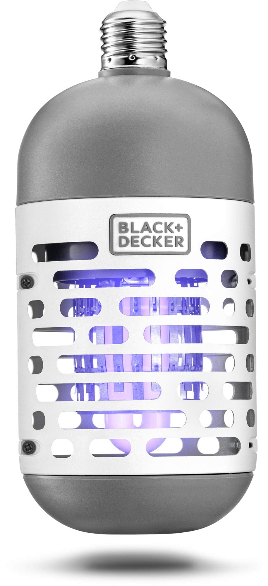 BLACK+DECKER UV LED Light Bulb Electric Bug Zapper for Indoor & Outdoor