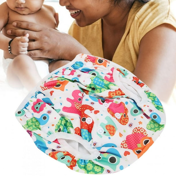 Cintura Ajustable De Pañales De Natación Para Bebés Reutilizables Y Forro De Malla A Prueba De Fugas, Fácil De Secar, Transpirable Para Un Bebé De 0-3 Años