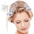 thumbnail image 2 of 3 horquillas vintage con diseño de mariposas para el pelo, accesorios para el pelo para mujer., 2 of 7
