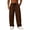 Coffee, variant on GrmtClth Men's Casual Wide Leg Pants Drawstring Elastic Waist Loose Fit Lightweight Cotton Blend Trousers for Streetwear Brown M
