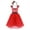 Red - Long Dress, variant on IBTOM CASTLE Girls' Polka Dots Princess Party Cosplay Pageant Fancy Costume Tutu Birthday Dress up with Ears Headband 2-3 Years Pink - Short Dress