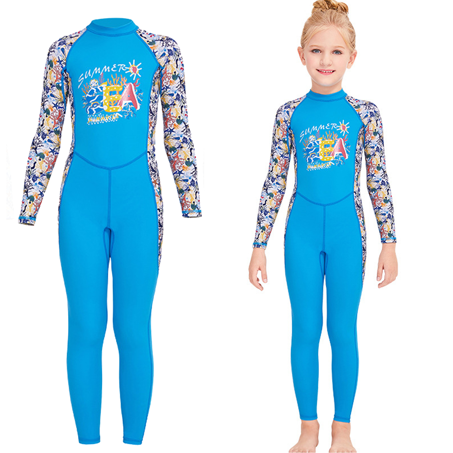Wetsuit Kids Bathing Suit Quick Dry Water Sports Swimsuit