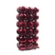 thumbnail image 2 of Adornos De Bolas De Navidad 36 bolas de Navidad de plástico para accesorios de fiesta de vacaciones en casa (rojo vino) Tmvgtek Libre de BPA, 2 of 6