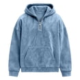 thumbnail image 5 of Frnrwgo Men's Hoodie Half Zip Loose Fit Warm Long Sleeve Hooded Casual Fall Winter Top, 5 of 5