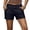 Navy #057, variant on Shorts for Women Dressy Casual Summer High Waisted Wide Leg Chino Shorts Tailored Business Work Solid Shorts with Pockets, XS