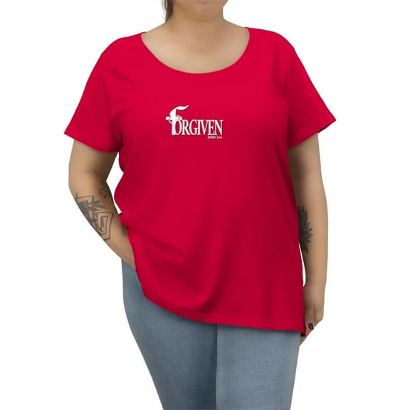 Forgiven Women's Curvy Tee