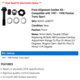 thumbnail image 2 of Front Alignment Camber Kit - Compatible with 1997 - 1998 Pontiac Trans Sport, 2 of 2