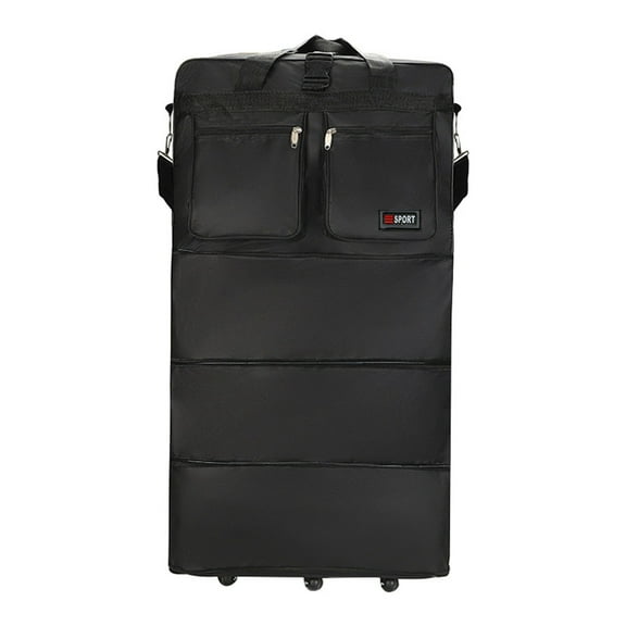 EKKIMIMI Large Capacity Aviation Checked Bag Large Capacity Study Abroad Suitcase Airplane Checked Bag Universal Wheel Folding Luggage Bag Travel Bottles for Toiletries Leak Proof