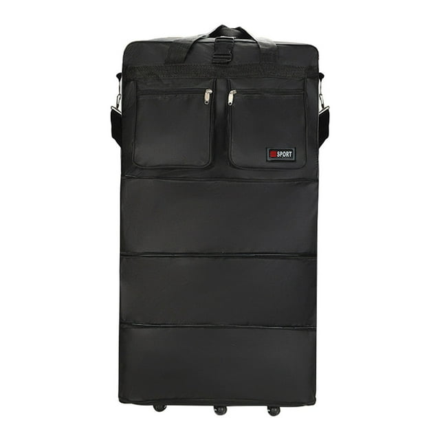 WIFKLSIIPG Large Capacity Aviation Checked Bag Large Capacity Study Abroad Suitcase Airplane Checked Bag Universal Wheel Folding Luggage Bag
