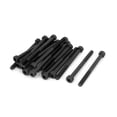 thumbnail image 1 of Tornillos de cabeza hexagonal de acero aleado 12.9 M4 x 50mm, negros, 20 piezas, 1 of 2