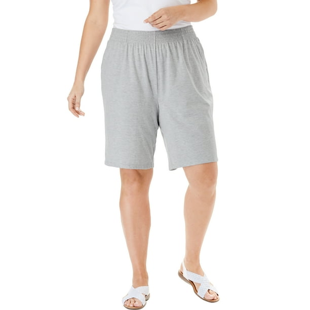Woman Within Women's Plus Size Jersey Knit Short