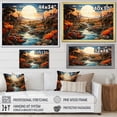 thumbnail image 4 of Designart "Oasis Blooms Native Desert Splendor II" Landscapes Framed Wall Art - Global Brown Desert Entryway Framed Wall Art Print, 4 of 6