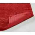 thumbnail image 3 of Better Trends 24" x 40" Bathroom Rug 100% Cotton, Soft Tufted Bath Mat, Water Absorbent & Non Slip Bath Rug (Red) Granada Collection, 3 of 4