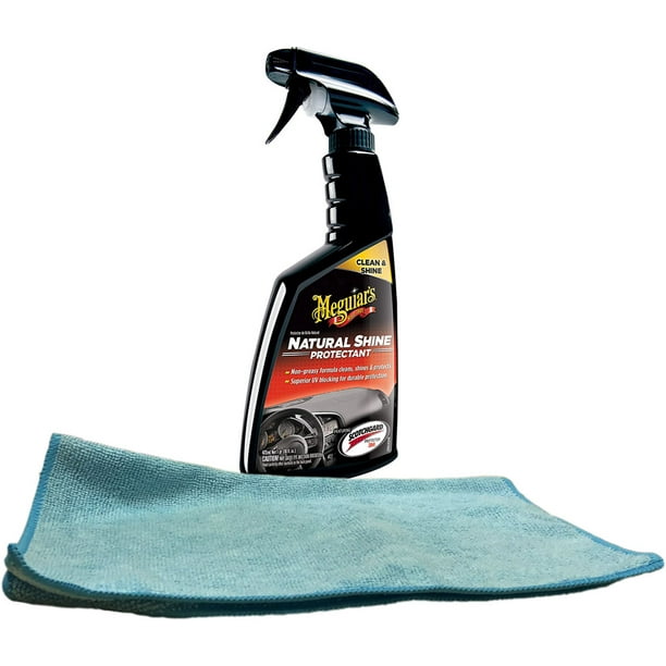 Meguiar's Natural Shine Vinyl & Rubber Protectant (16 oz.), Bundled
