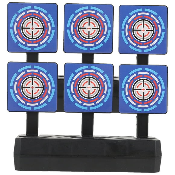 SHISUYAN Blue Automatic Resetting Toy Board for Practice with Durable Plastic and Soft Pellets 2Pcs
