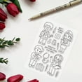 thumbnail image 6 of Medical Clear Stamp Doctor Words Silicone Stamp Cards Rabbit Mice Pattern Rubber Stamps Transparent Stamps for Card Making Photo Album Decoration and DIY Scrapbooking, 6 of 7