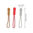 thumbnail image 2 of 50Pcs Zipper Pulls Clothes Replacement Zipper Heads Backpack Zipper Pullers, 2 of 7