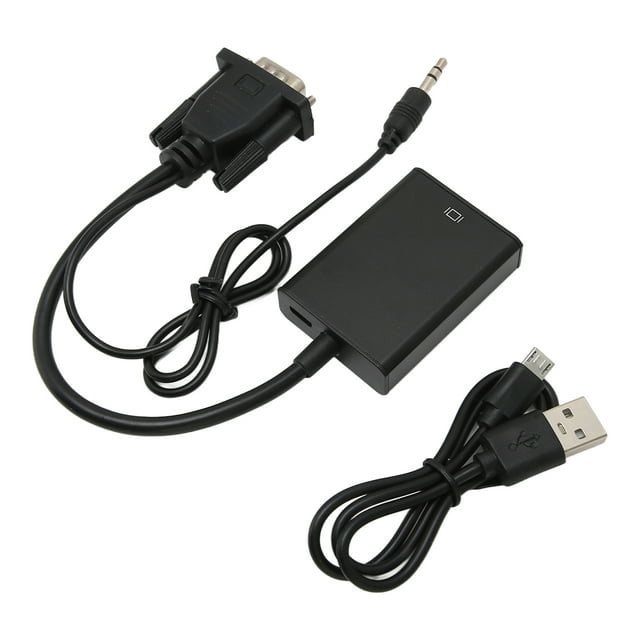 Converter, Stable Portable Plug and Play Monitor Adapter for Laptops for TV for PC