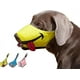 thumbnail image 1 of Dog Muzzle, Smiley Face Muzzle With Soft Breathable Air Mesh Nylon, Anti Biting Barking Chewing, Adjustable Dog Mouth Cover yellow, 1 of 5