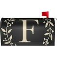 thumbnail image 1 of Classic Monogram Letter F Mailbox Cover Magnetic Standard Size Waterproof Letter Post Box Cover Wrap Oversize Decoration Welcome Home Garden Outdoor 21" Lx 18" W, 1 of 6