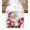 White, variant on Red Santa Christmas Burlap-Cotton Table Runner 36 Inches Long,Xmas Snowflake Watercolor Vintage Farmhouse Table Runners,Outdoor Dining Tablecloths Decor for Baby Shower Party Wedding 13x36
