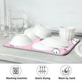 thumbnail image 7 of Yayeee Dish Drying Mat for Kitchen Counter 16"x18" Microfiber Absorbent Pad, Pink Halloween, 7 of 7