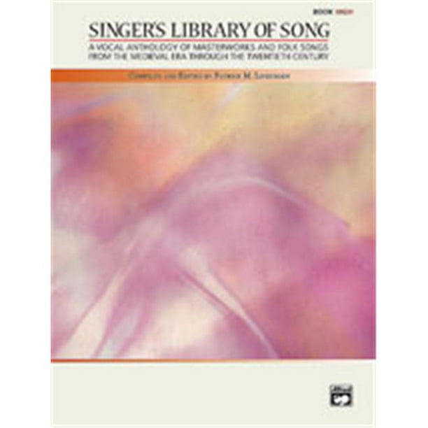 Alfred 00-23498 Bibliothèque de Chant du Chanteur - Livre de Musique