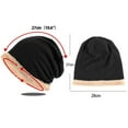 thumbnail image 6 of Mens Womens Winter Beanie Hat Scarf Set Warm Knit Hat Thick Fleece Lined Skull Cap Neck Warmer for Men Women, 6 of 8
