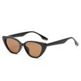 thumbnail image 4 of Lunettes de Soleil Oeil-de-Chat Roses pour Femmes, Été Brun, Nouvelles Lunettes de Soleil Haut de Gamme pour Hommes, Protection Solaire, Vedette d'Internet, Lunettes Rétro Mode, 4 of 7