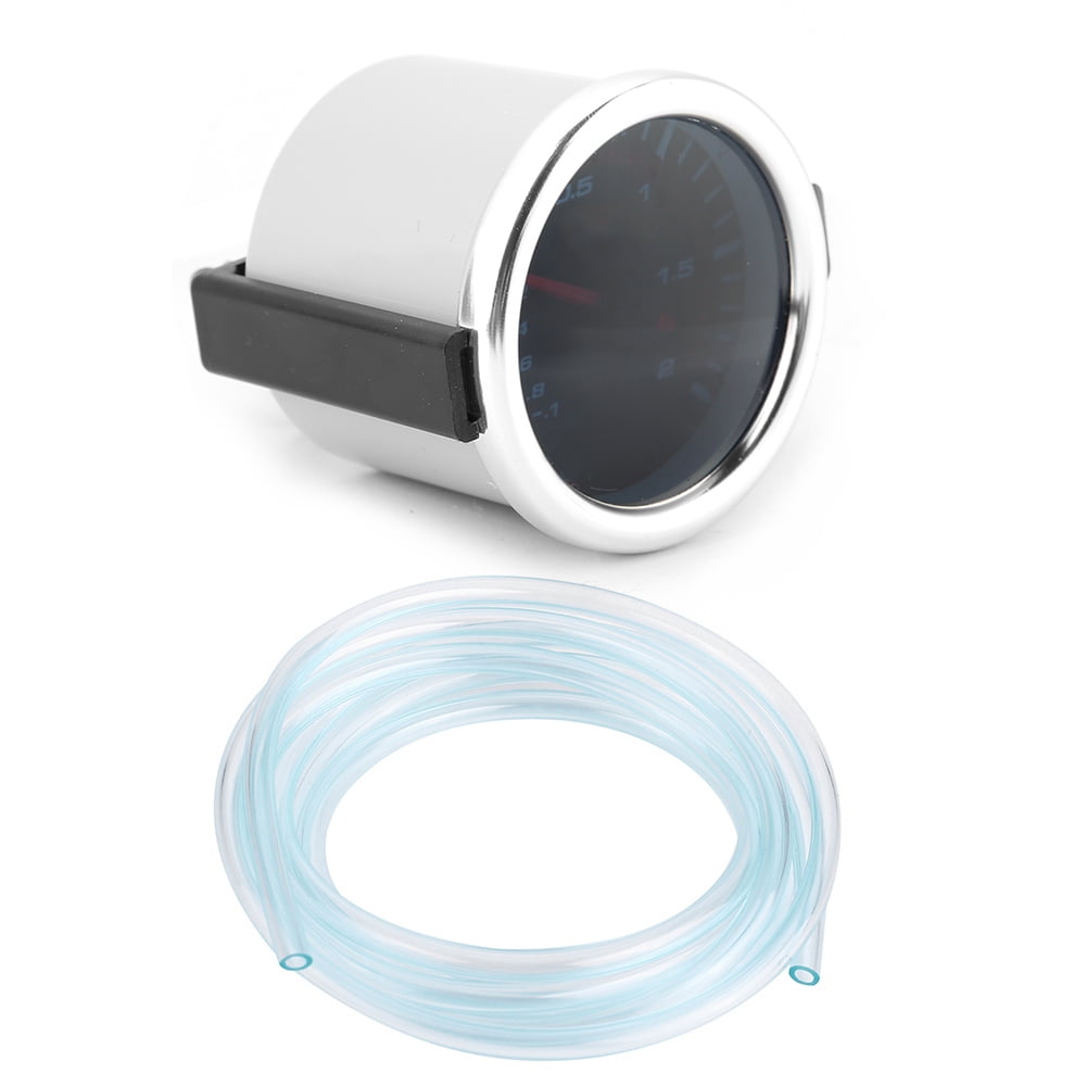 Jauge De Pression Turbo 2 Pouces 50mm Universelle LED Rouge - Manomètre Boost Voiture 12V