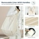 thumbnail image 4 of STO STO Cesto para la Ropa sucia, Carro clasificador de Ropa con Ruedas de 90 L con Bolsa de Forro extraíble y Lavable, cesto para Ropa con Ruedas con Mango de Metal para lavadero y Dormitorio, 4 of 5