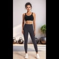 thumbnail image 4 of Sujetador Deportivo con Espalda Cruzada, Color Negro, Talla S, 4 of 8