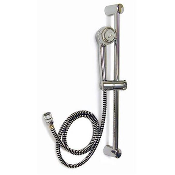 Adjustable Height Sliding Shower Head