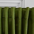 thumbnail image 2 of SAFAVIEH Rosedale Glam Green Solid Tab Top Blackout Curtains, 52" x 96", 2 of 5