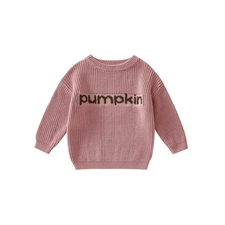 

Emmababy Halloween Sweater for Infants Long-Sleeved Knitwear with Letter Print