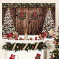 thumbnail image 6 of Qocolhg Christmas Decorations Indoor Outdoor, Christmas Tapestry Christmas Tree Snow Scene Photo Background Hanging Cloth Christmas Event Party Decoration Background Wall Cloth, on Sale Clearance!, 6 of 6