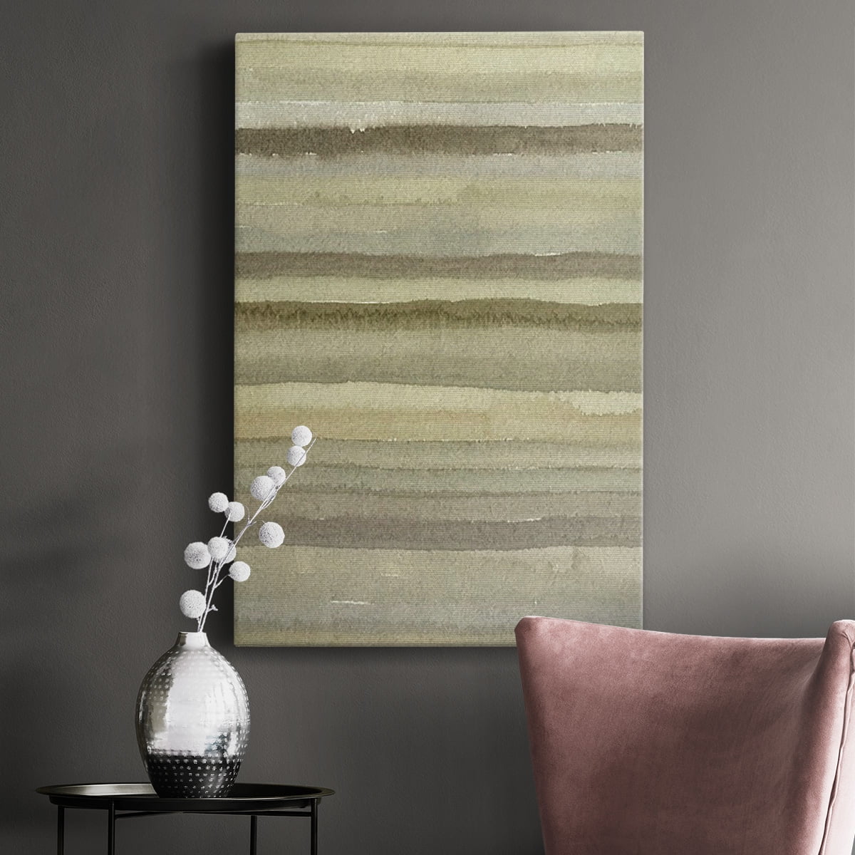 Lines in Neutral II Premium Gallery Wrapped Canvas - Ready to Hang