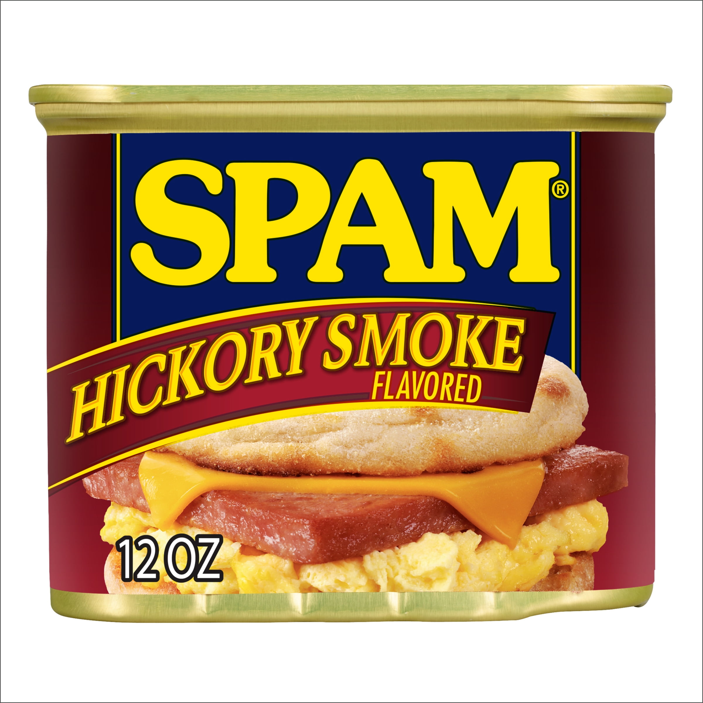 (12 pack) SPAM, Hickory Smoke, 12 oz Can