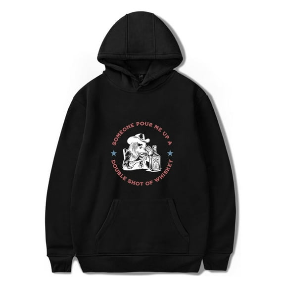 Shaboozey Merch Hoodie Someone Pour Me Up A Double Shot Of Whiskey Song Lyric Hoodies Men Women Long Sleeve Sweatshirt Streetwear Pullover Top
