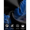 thumbnail image 7 of Blue Rose Cloth Napkins Set of 8 Reusable Dinner Napkins, Vintage Abstract Garden Flower Floral Black Cocktail Napkin Washable Table Napkins for Wedding/Holiday Party/Baby Shower 20"x20", 7 of 7