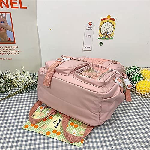 kimplante Brace Klassificer Cute Backpack Kawaii School Supplies Laptop Bookbag, Back to School and Off  to College Accessories (Pink) - Walmart.com