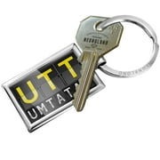 NEONBLOND Keychain UTT Airport Code for Umtata