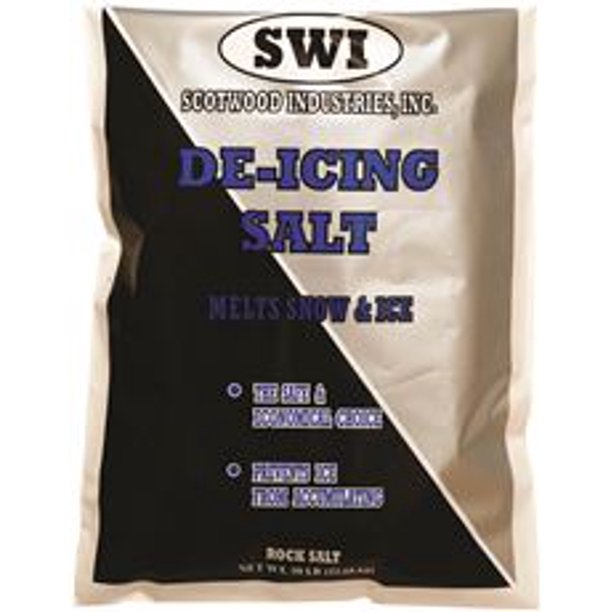 Rock Salt Ice Melt, 50Pound Bag