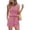Hot Pink, variant on Rompers for Women Summer 2025 Casual Sleeveless Scoop Neck Tank Top Ribbed Short Jumpsuits Romper with Pockets