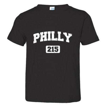 

PleaseMeTees™ Toddler Philly 215 Area Code Philadelphia Distressed Tee