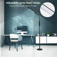 thumbnail image 6 of Metal LED Floor Lamp, 74''H Modern Touchable Floor Lamp with Remote Control, Dimmable Reading Desk Lamp Standing Light for Living Room, Bedroom, 6 of 7