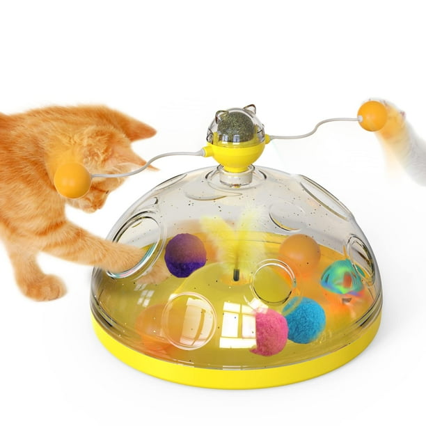 AOccIT cat Toy Indoor for cats Interactive Best Kitten Puzzle Toys