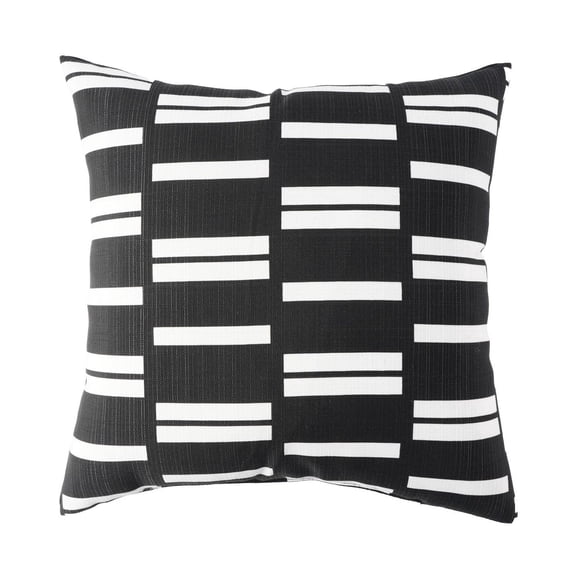 Paquet de 2 coussins décoratifs à imprimé bloc