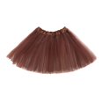 thumbnail image 2 of Girls Ballet Skirt Layered Tulle Tutu, Elastic Waist Fluffy Soft Princess Tutu, Toddler Kids Dance Dress Up Costumes, 2 of 7