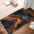 thumbnail image 4 of Picia Molten Lava Abstract Flow Pattern Flannel Doormat – 16x24 Inch Non-Slip Indoor Mat, Absorbent & Quick-Dry Rug for Entryway, Bathroom, Kitchen, and Bedroom, Machine Washable, 4 of 7